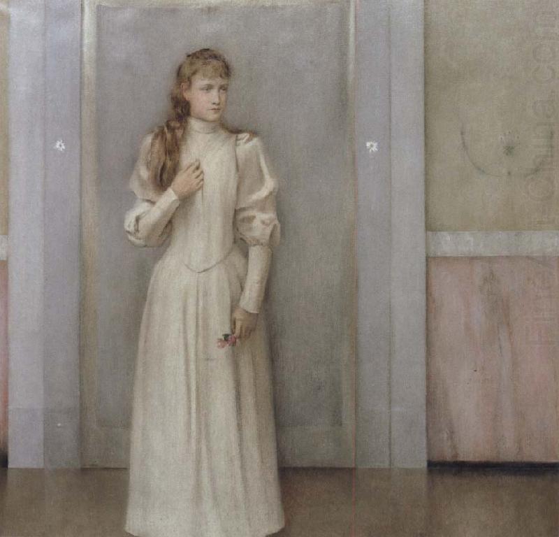 Posthumous Portrait of Margueite Landuyt, Fernand Khnopff